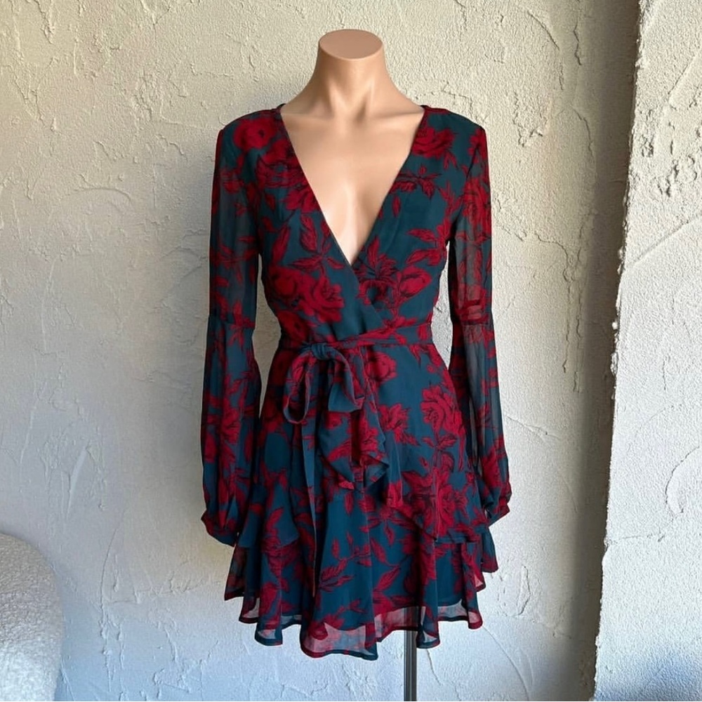 floral short dress